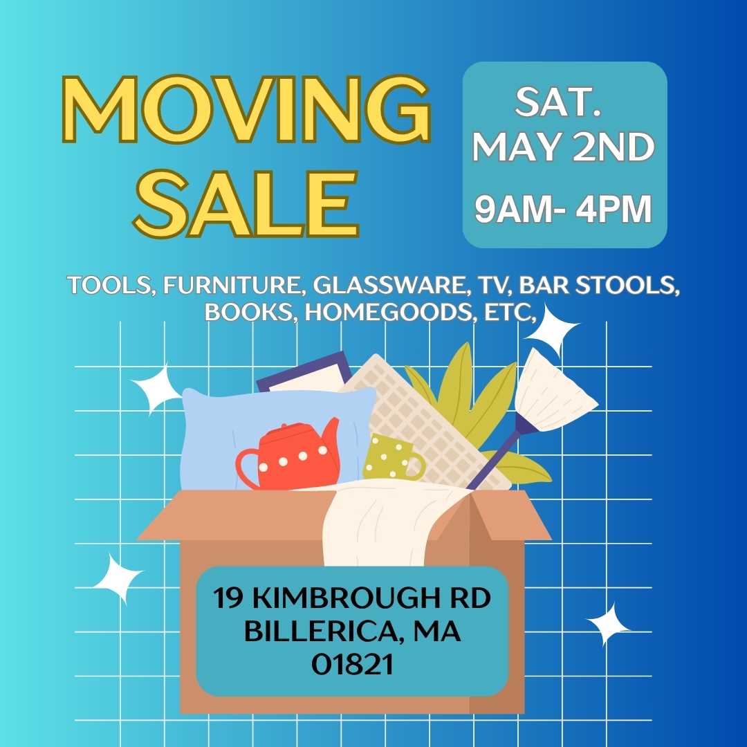 Moving Sale
