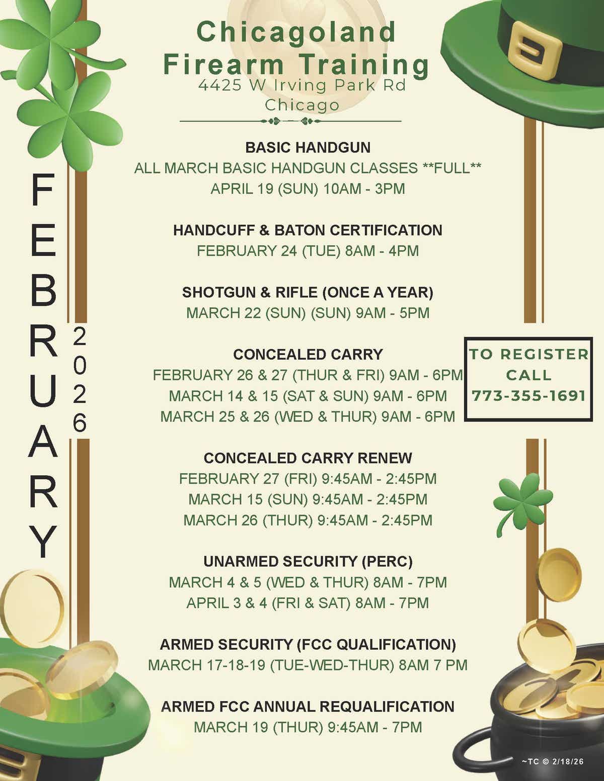 Chicagoland Firearm Training