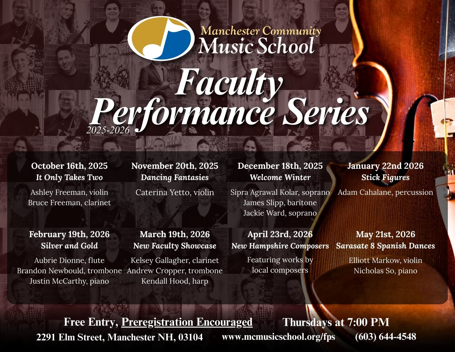 FREE CONCERT: Sarasate and Spanish Dances – Faculty Performance Series