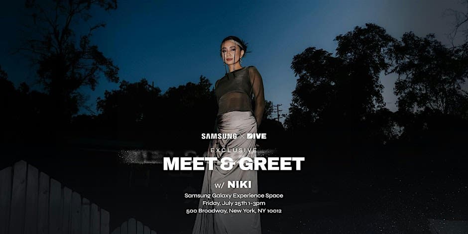 World Famous Artist NIKI Meet and Greet at the Samsung Galaxy Experience Space