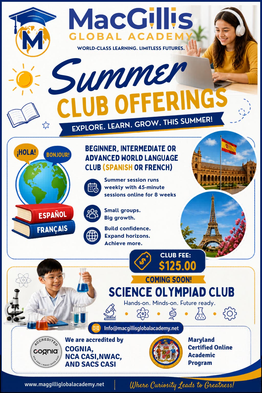 MacGillis Global Academy Launches Summer 2026 Online Enrichment Clubs