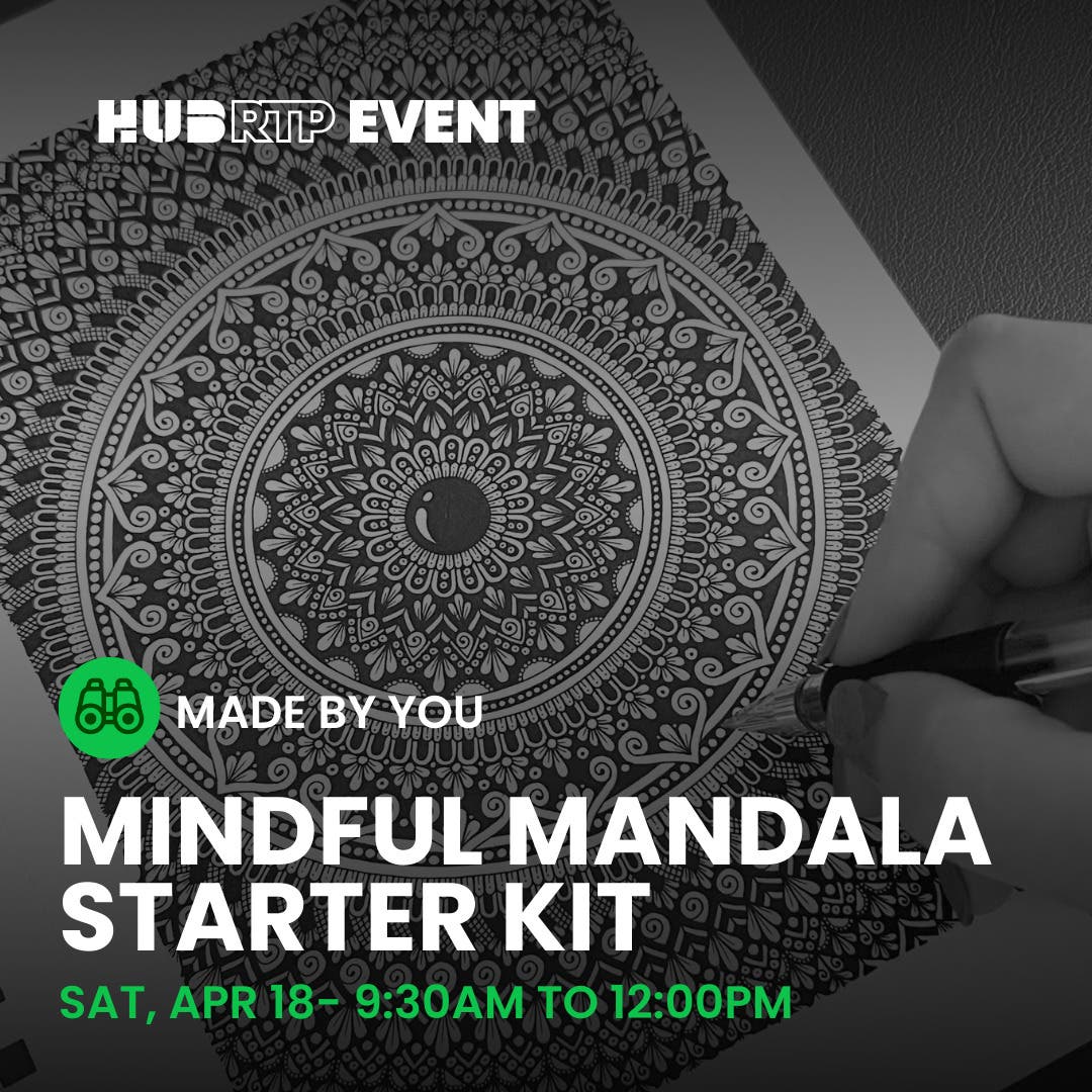 Apr 18 | Made by You: Mindful Mandala Starter Kit | Raleigh, NC Patch