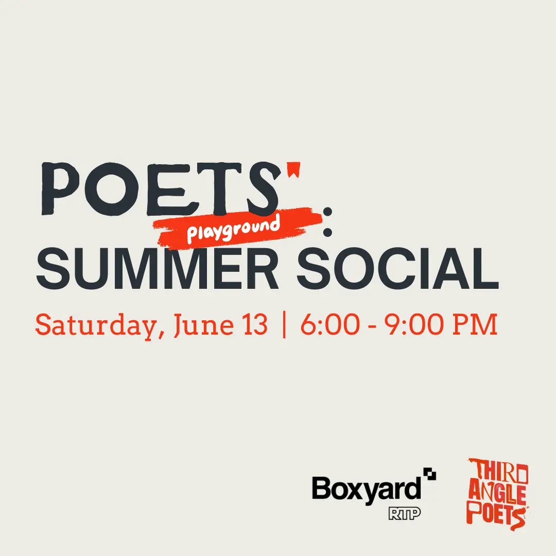 Poets' Playground: Summer Social at Boxyard RTP