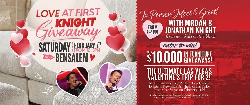 Jonathan & Jordan Knight of NKOTB are coming to Ashley Bensalem!