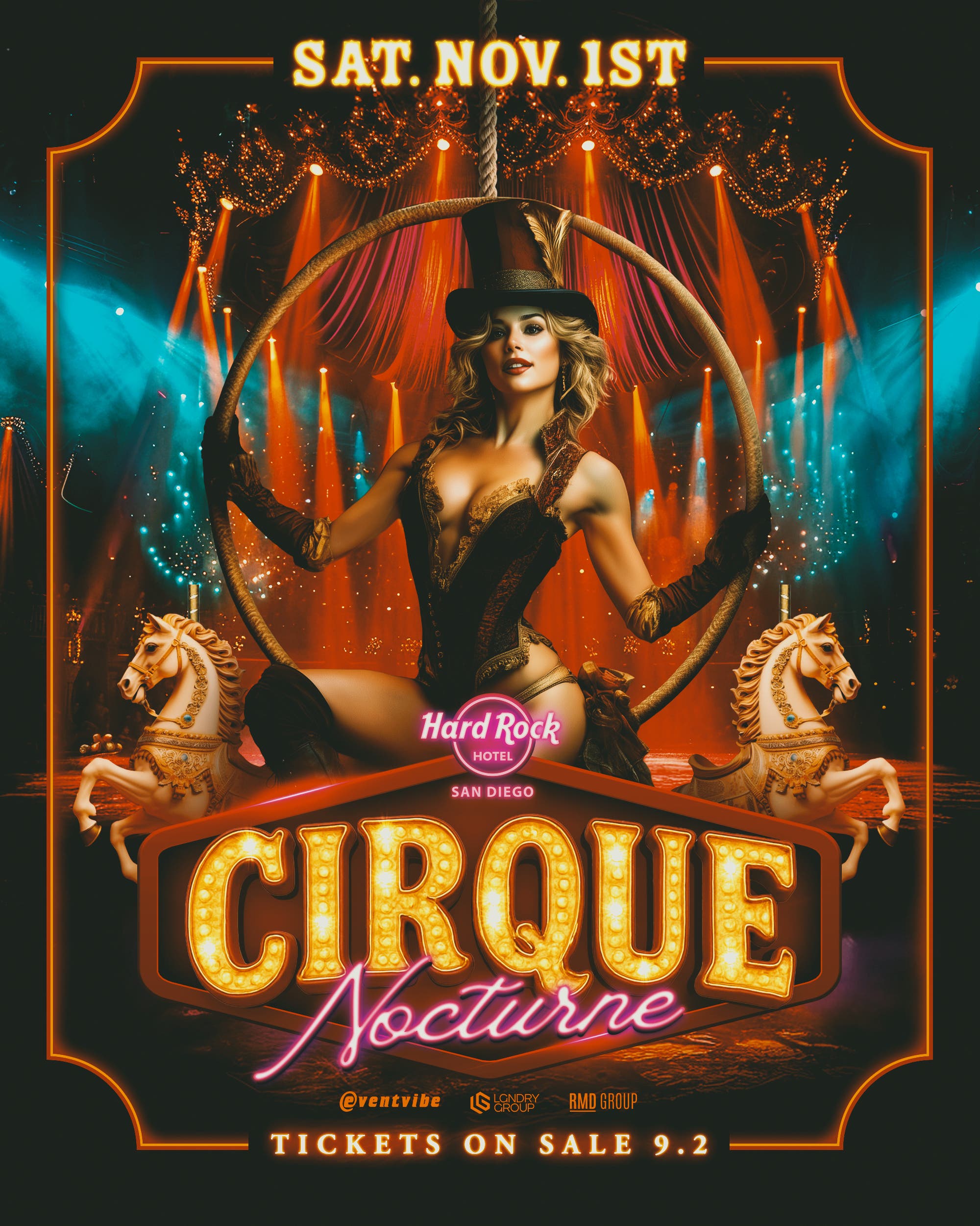 Cirque Nocturne -- Halloween at Hard Rock Hotel San Diego 