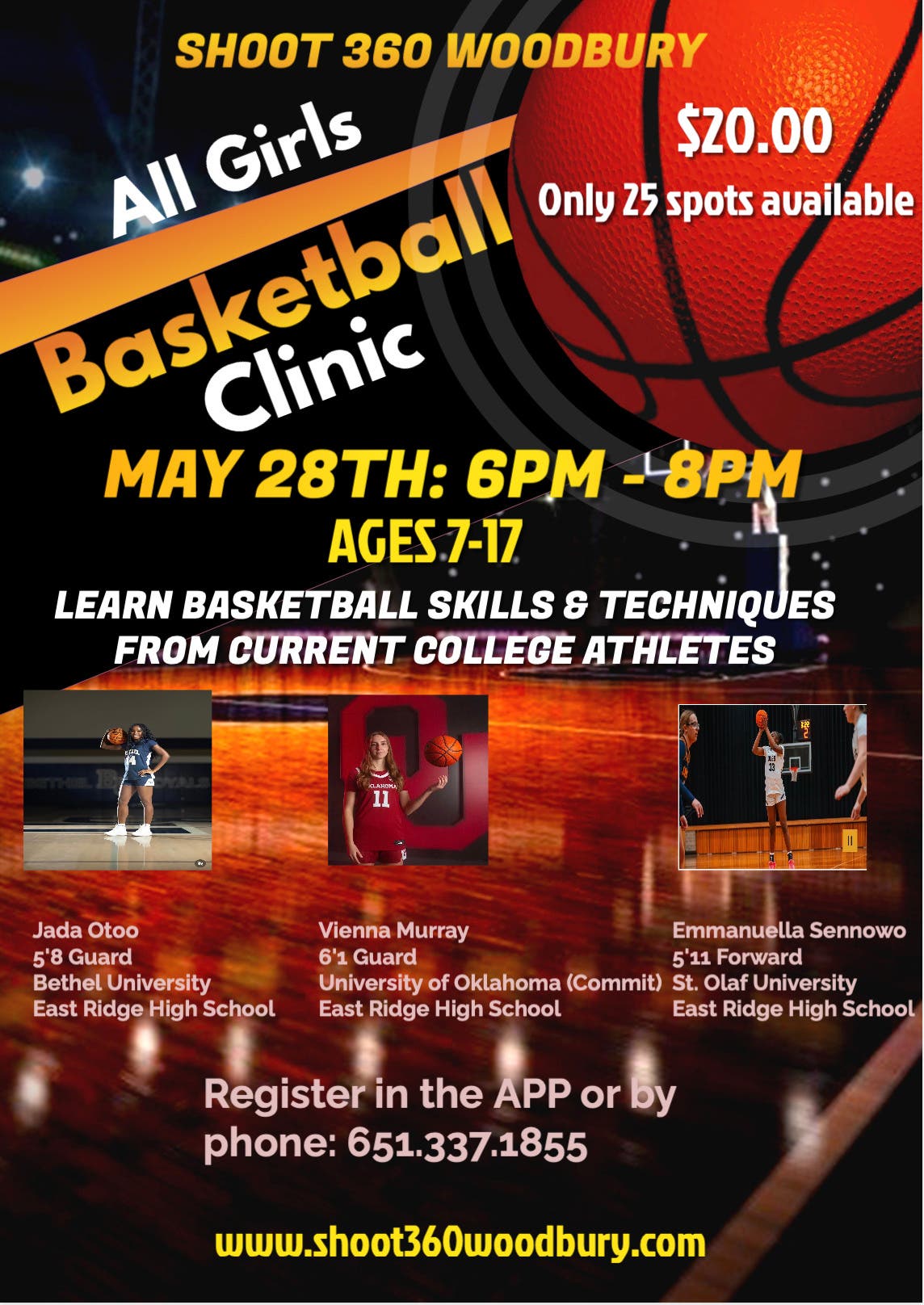 All Girls Basketball Clinic 