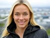 Olivia “Liv” Harper, a deaf professional model and PR, marketing, and distribution executive for The JP Emerson Show, pictured in Reykjavík, Iceland.