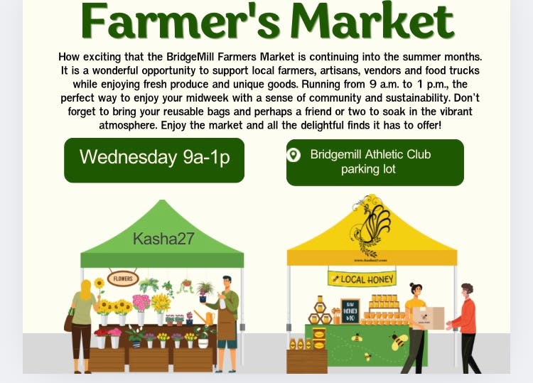 BridgeMill Farmer’s Market