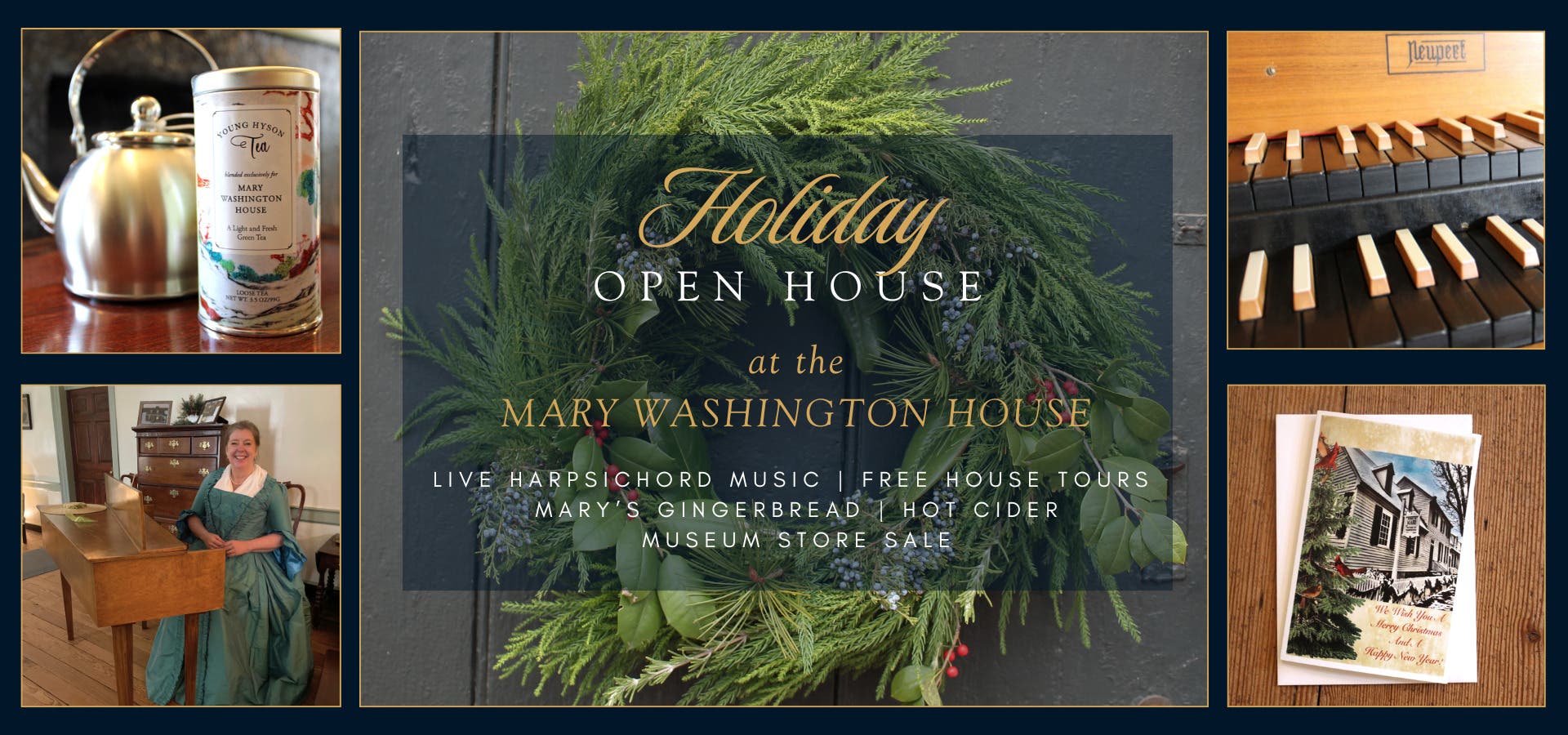 Holiday Open House at the Mary Washington House