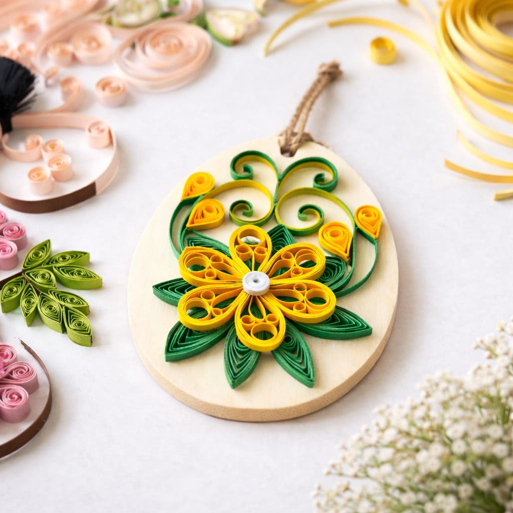 Paper Quilling: Easter Egg Ornament