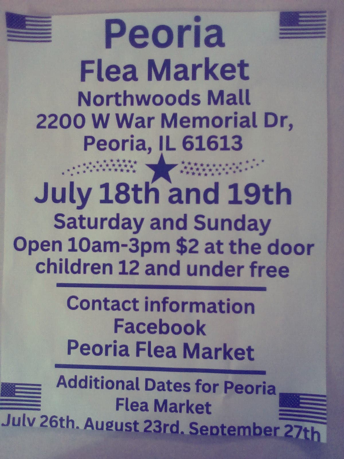 Peoria Flea Market-Northwoods Mall