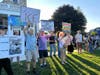 Ridgefield Resistance rally on Main Street