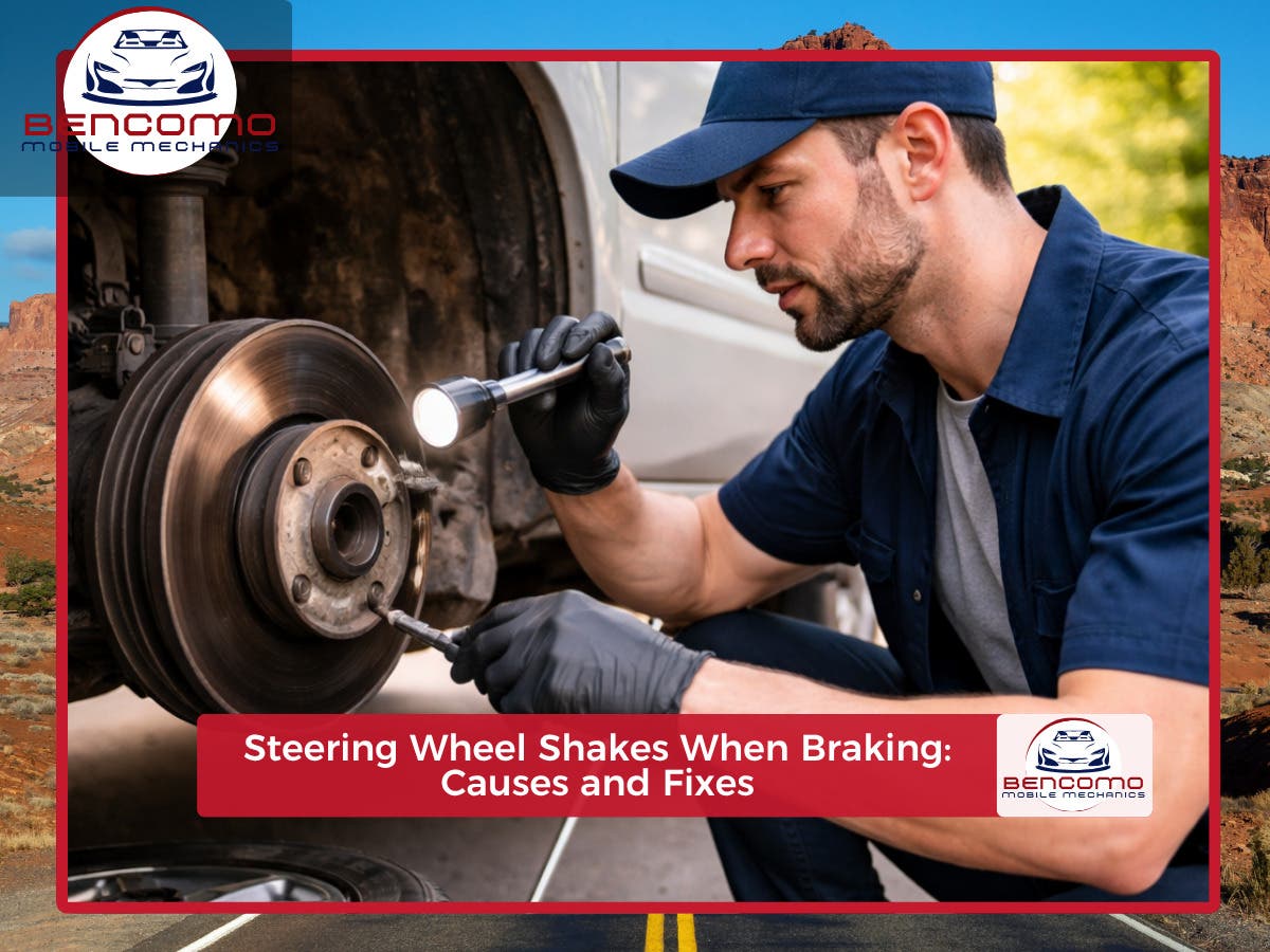 🚗⚠️ Steering Wheel Shakes When Braking in Utah? Don’t Wait