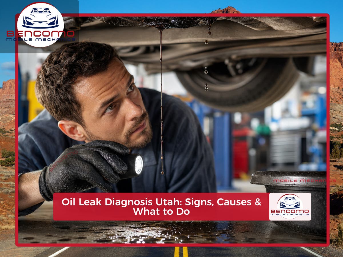 Oil Spots Under Your Car? Don’t Ignore Them