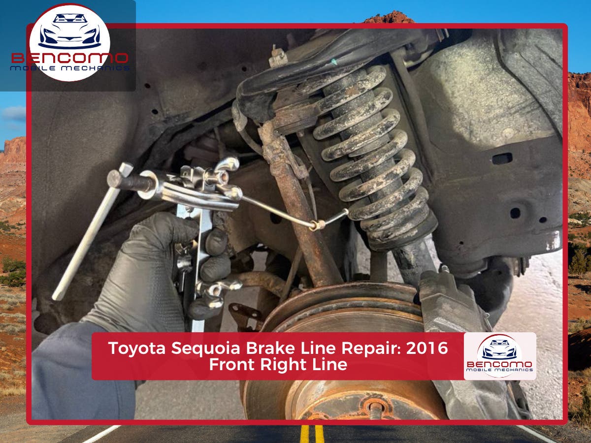 🚨 Brake Fluid Leak or Damaged Brake Line? Don’t Drive Unsafe.