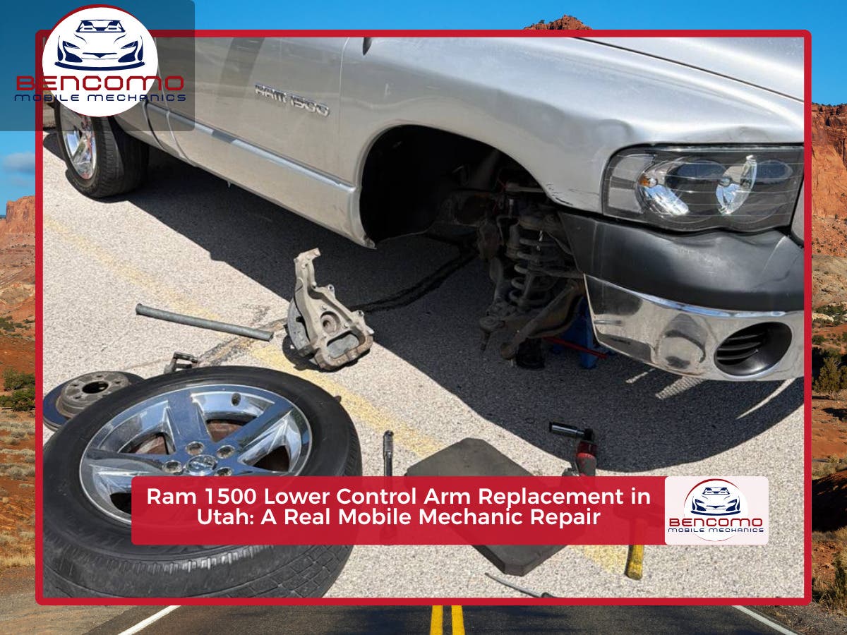 Ram 1500 Lower Control Arm Problems? We Come to You in Utah! 🔧🚙