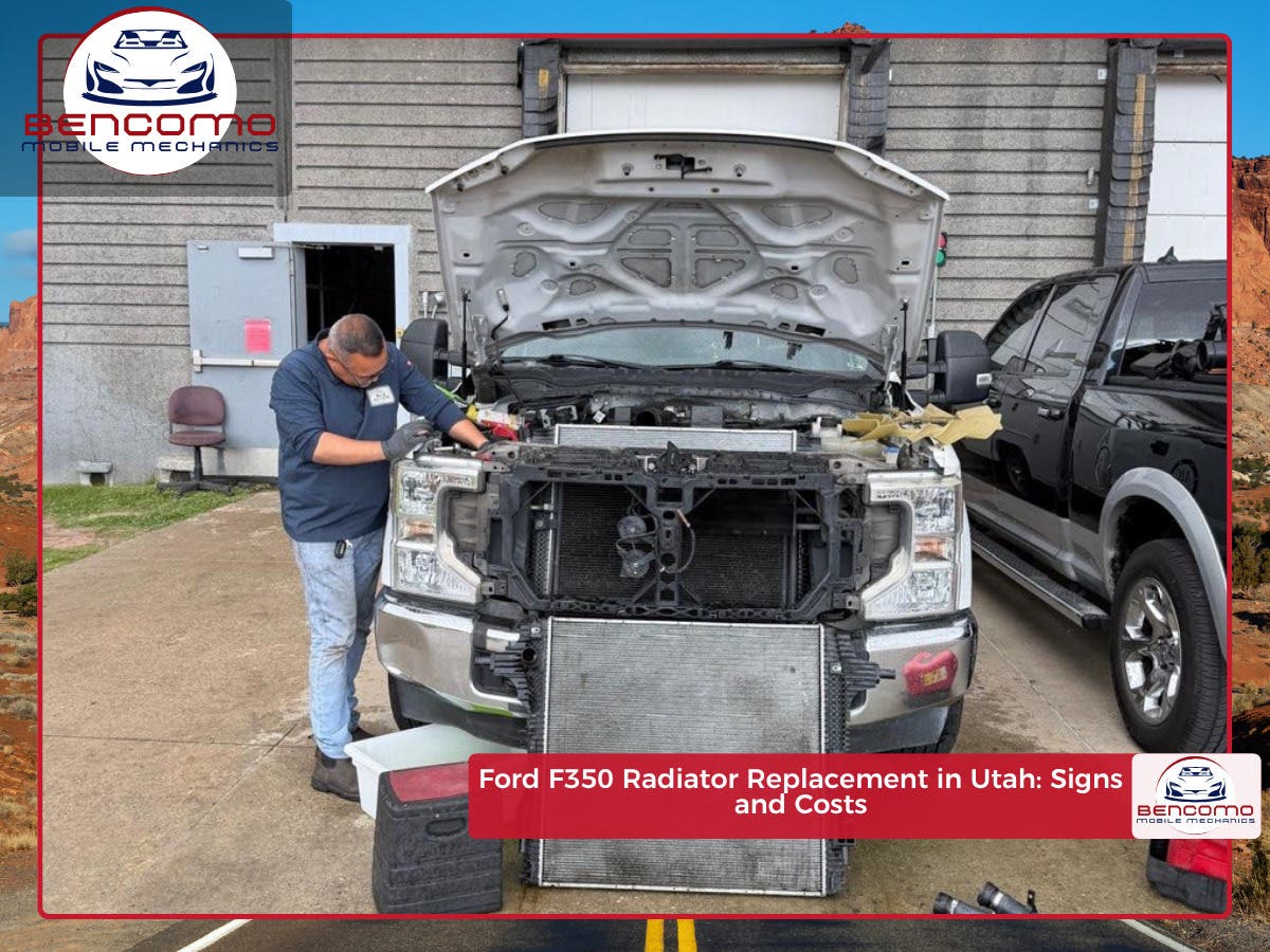 Ford F-350 Radiator Replacement in Utah β Mobile Mechanic 24/7
