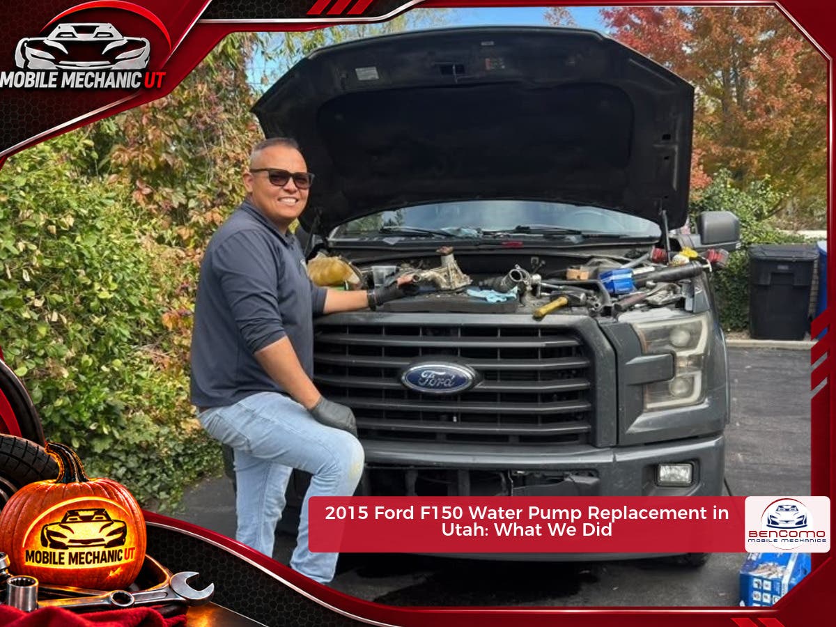 2015 Ford F-150 Water Pump Replacement in Utah – Mobile Mechanic 24/7