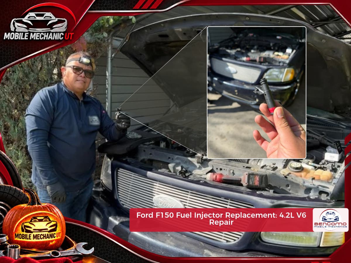 Ford F-150 Fuel Injector Replacement in Utah β Mobile Mechanic 24/7