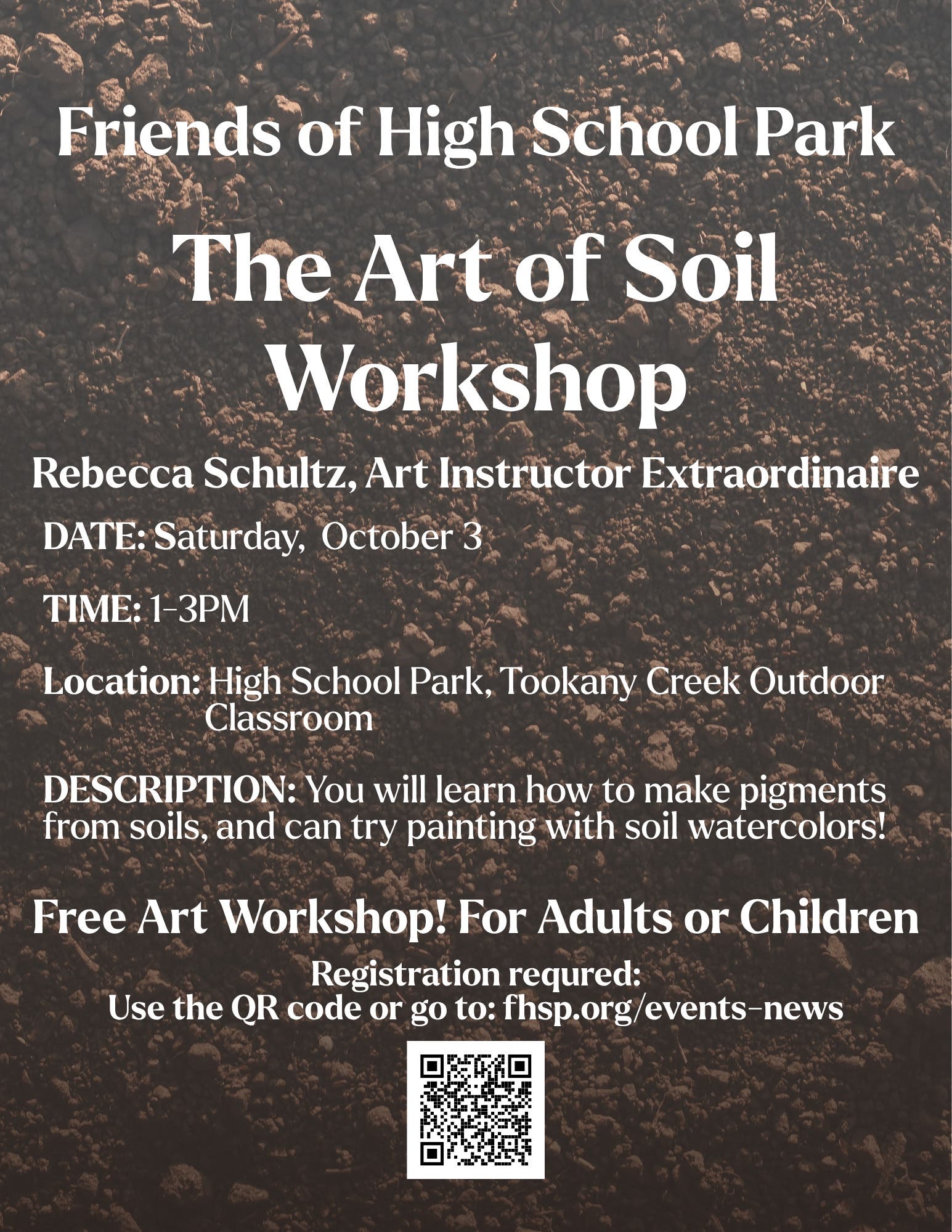 The Art of Soil - Free Art Workshop