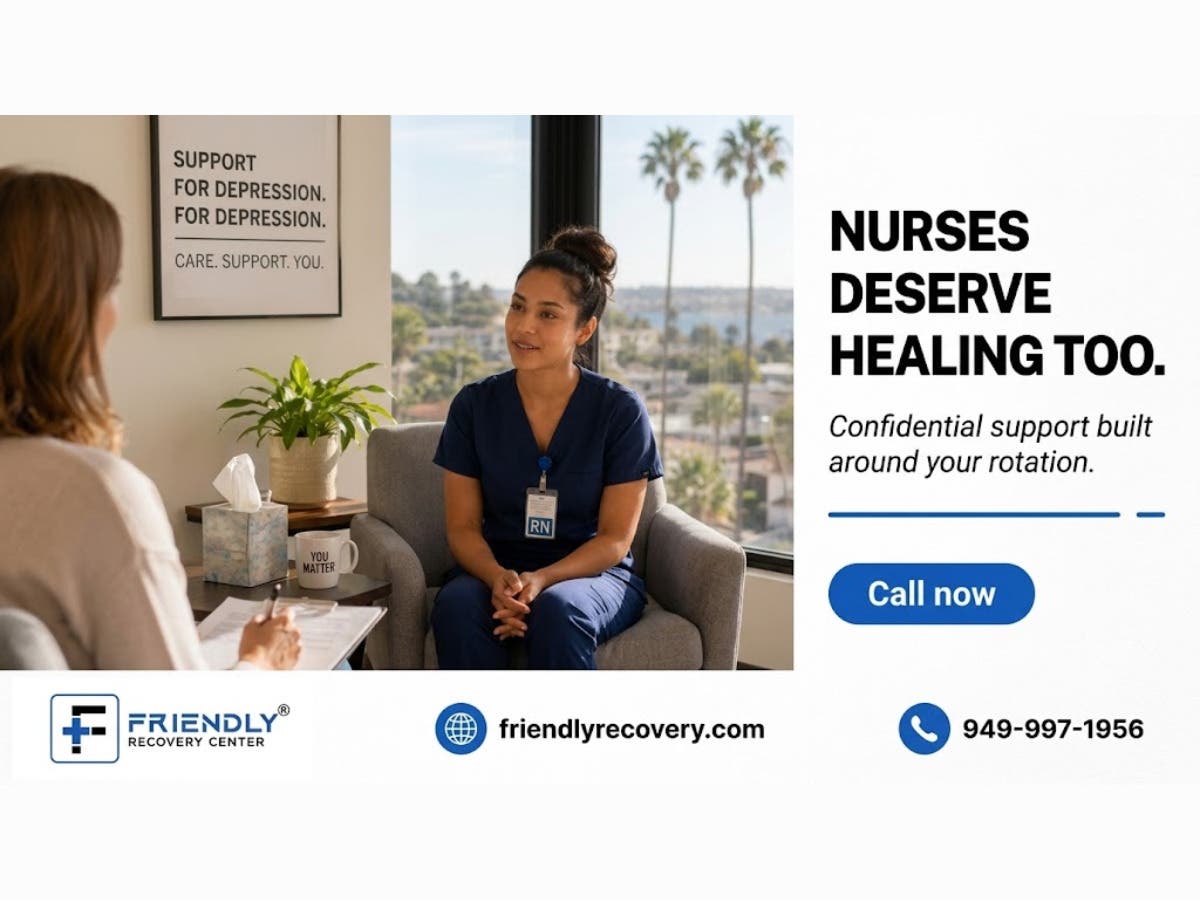 When Caring Feels Empty: Understanding Depression Among Orange County Nurses | Friendly Recovery