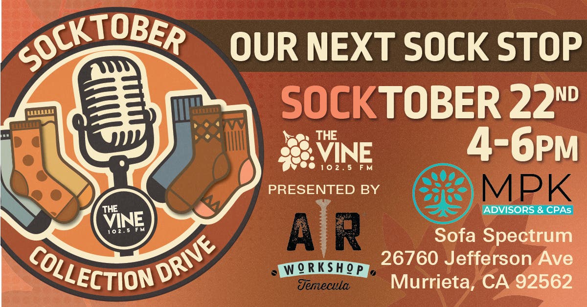 The Vine FM's Socktober Sock Stop #4