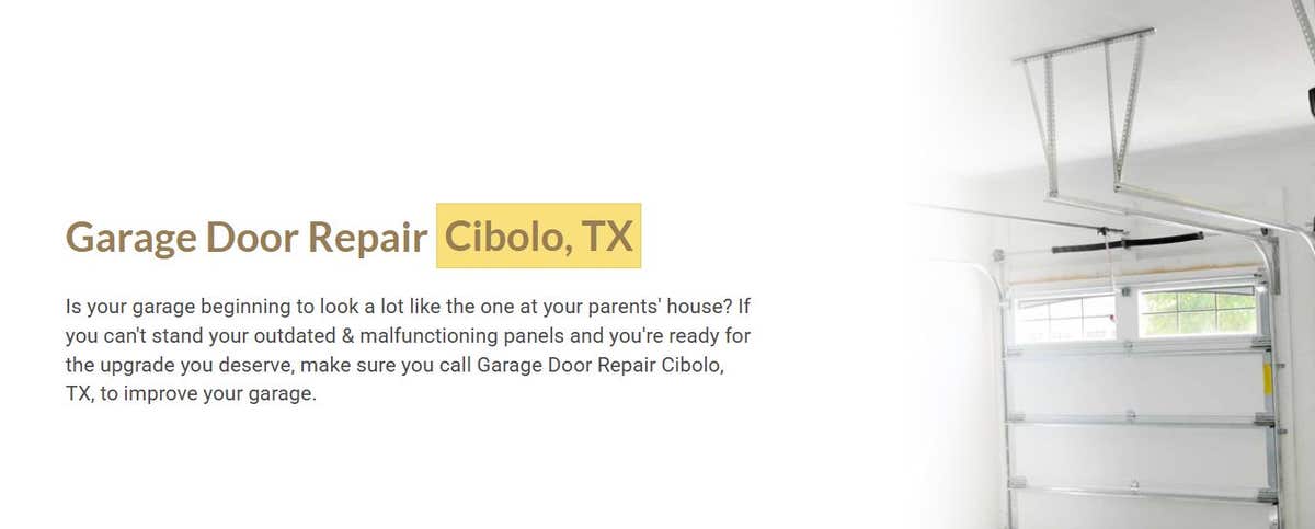 Garage Door Repair Cibolo TX