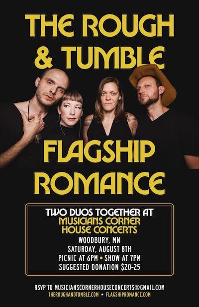 Live Music Outdoor Concert With Rough & Tumble and Flagship Romance