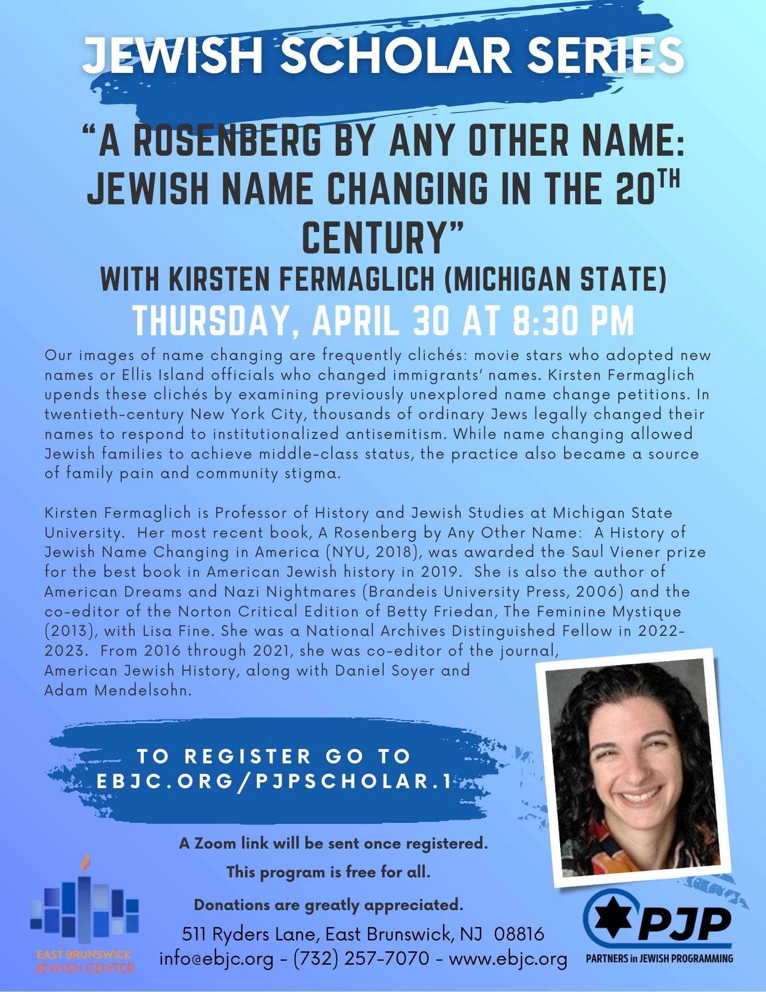 PJP - Jewish Scholar Series