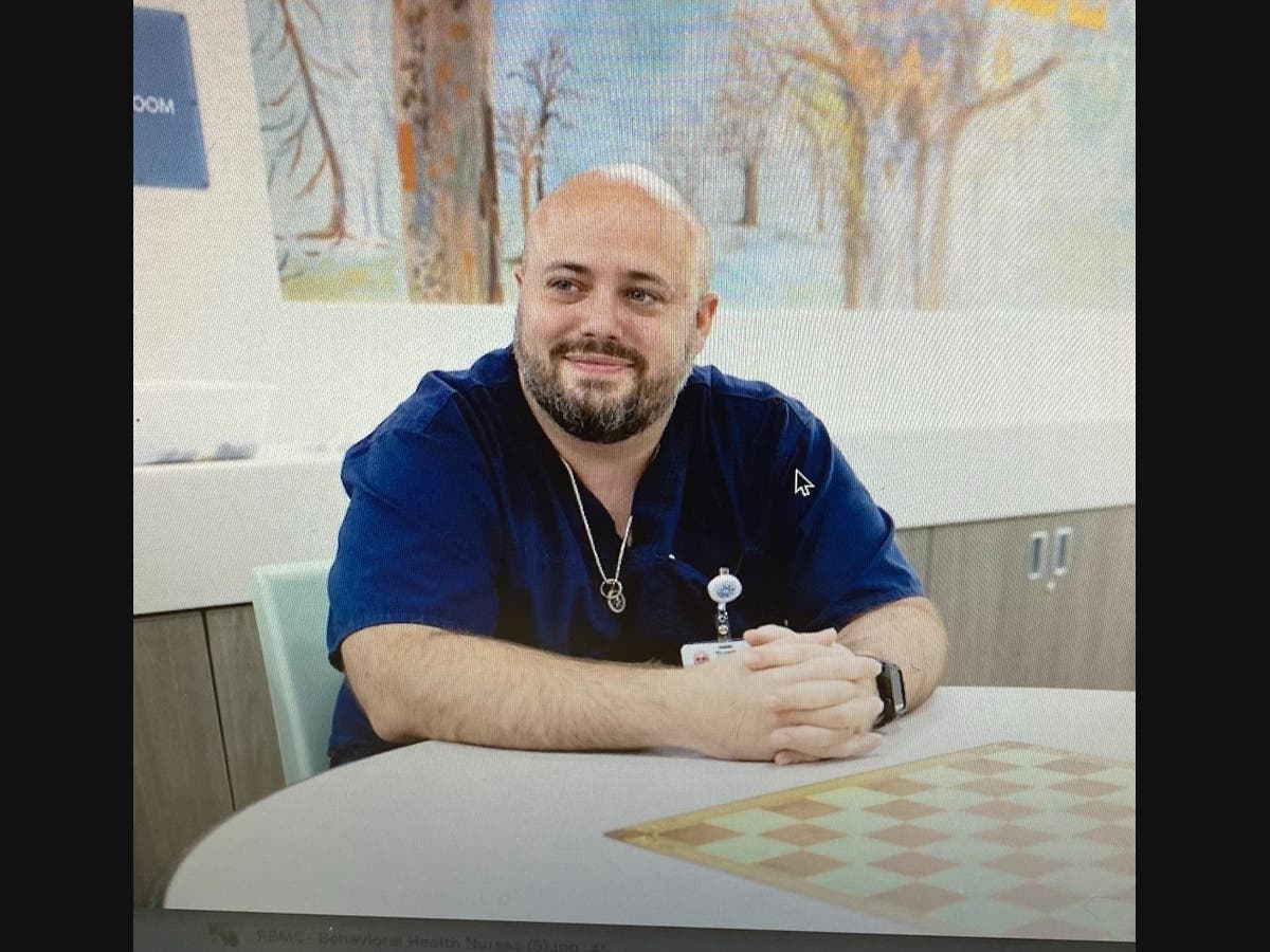 Raritan Bay Medical Center's behavioral health nurse manager grew up watching his father struggle with mental illness. Now he walks so other families don't have to struggle in silence.