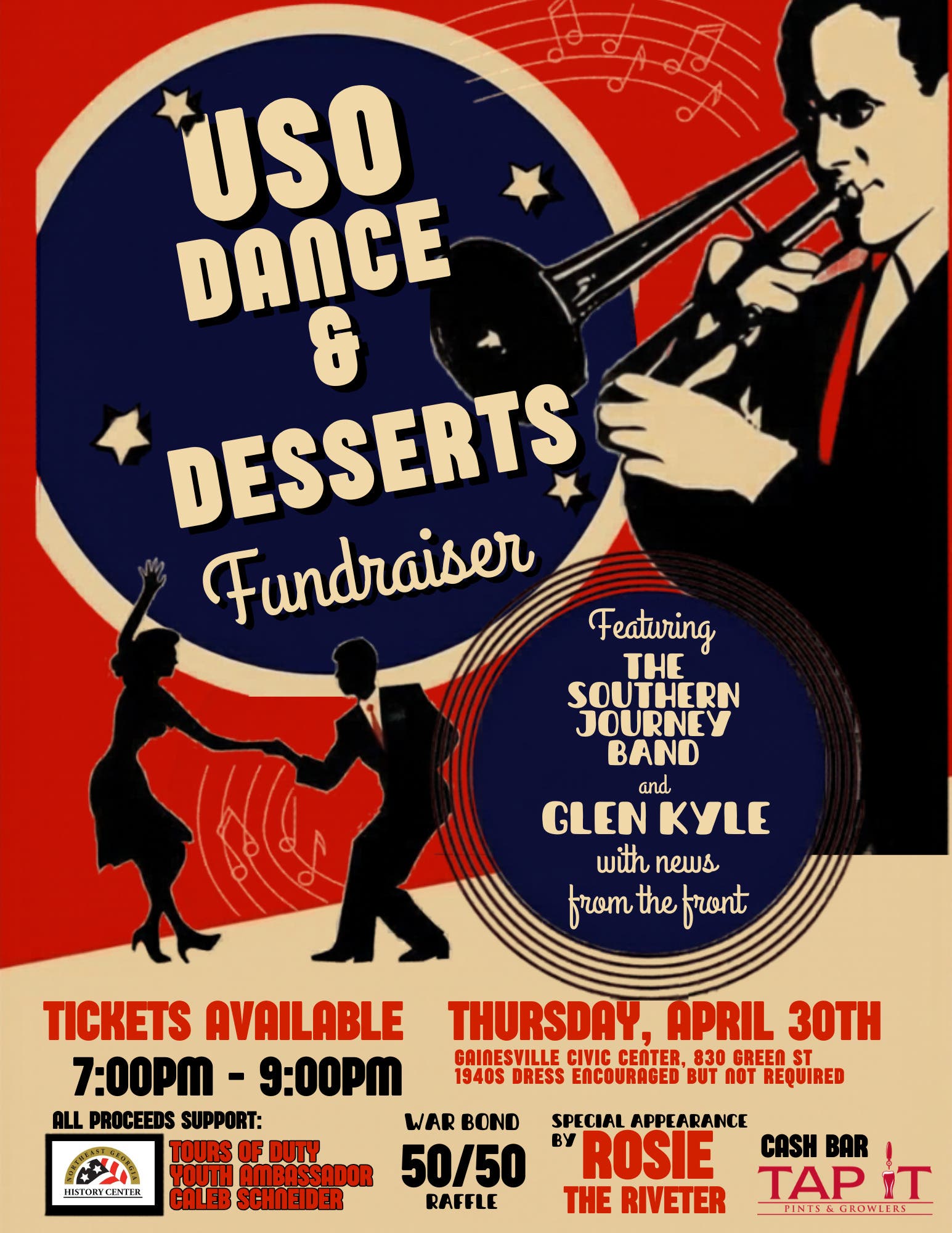 USO Dance & Desserts Fundraiser Event
