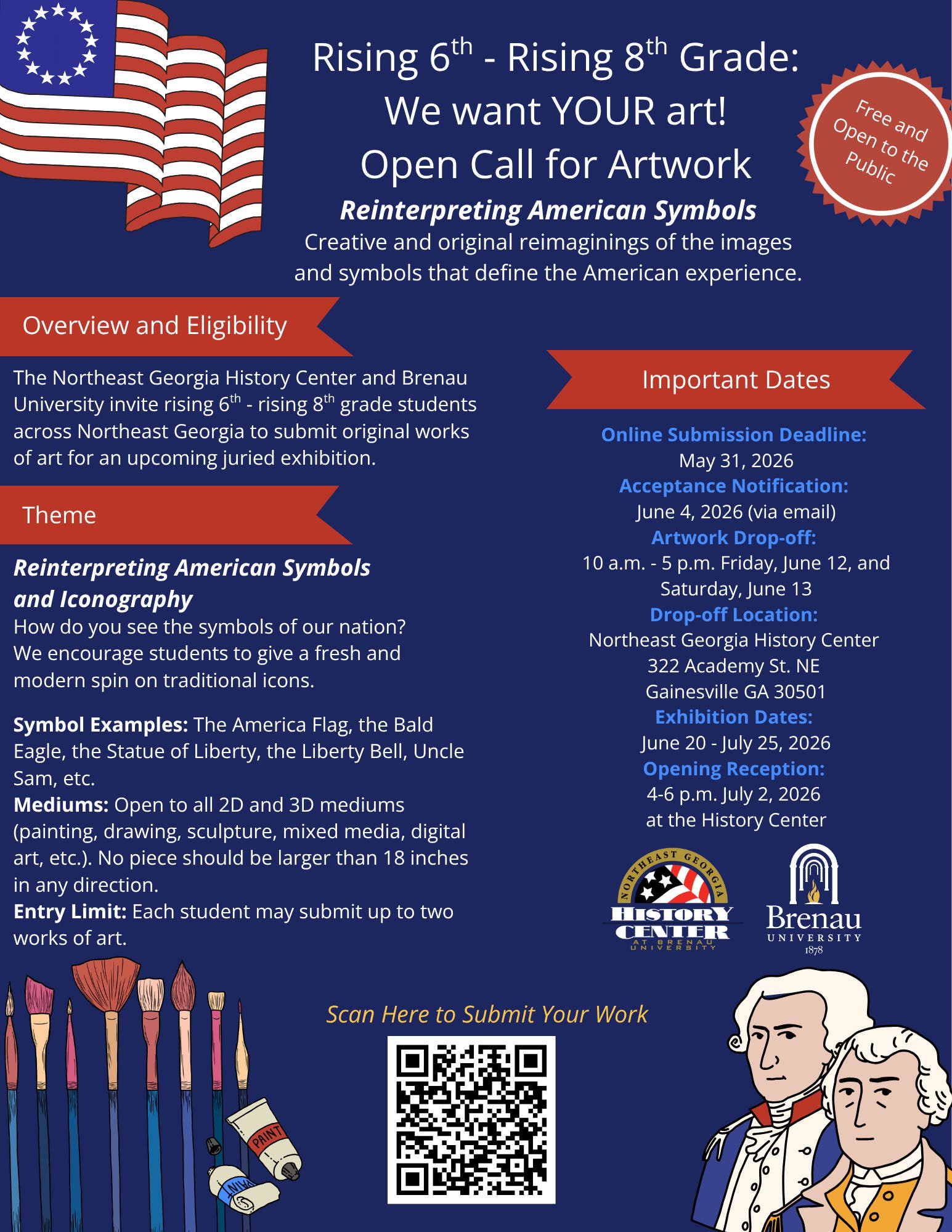 Reinterpreting American Symbols : Open Call For Artwork! Deadline May 31st, 2026