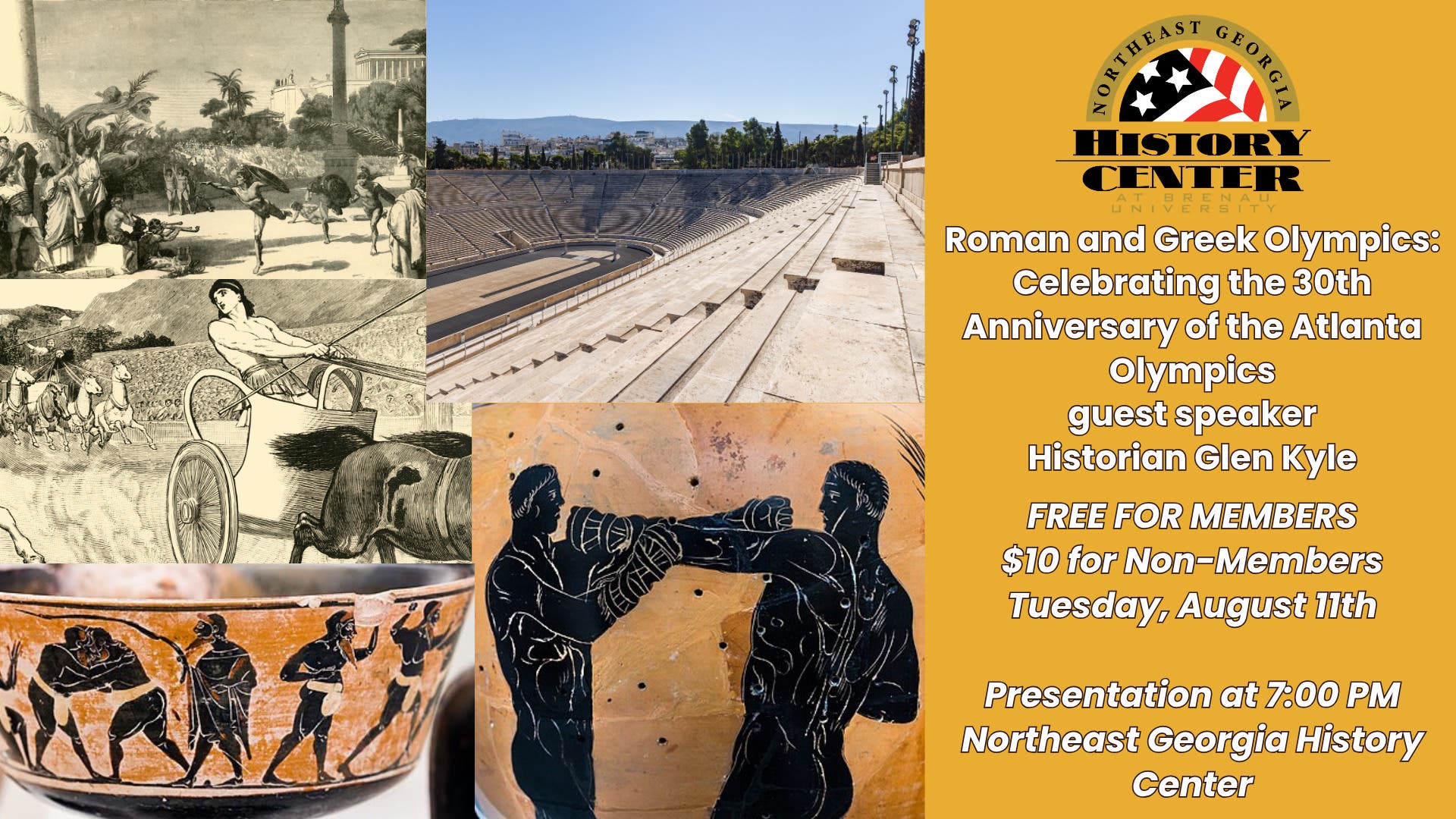 Lecture: Roman and Greek Olympics