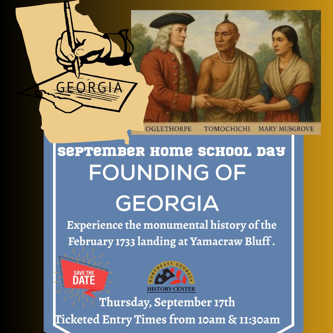 September Homeschool Day: Founding of Georgia