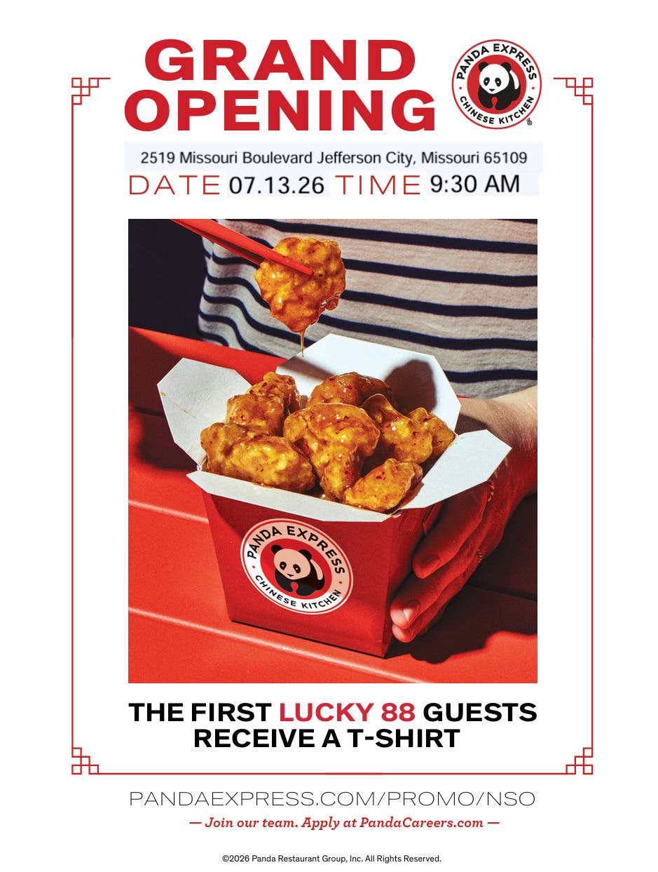 HOPダイナー様へ Jul 13 | Panda Express Grand Opening Celebration | Jefferson City