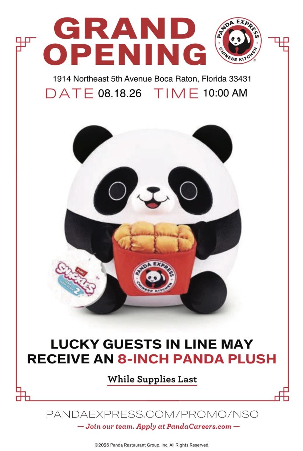 Panda Express Grand Opening Celebration 