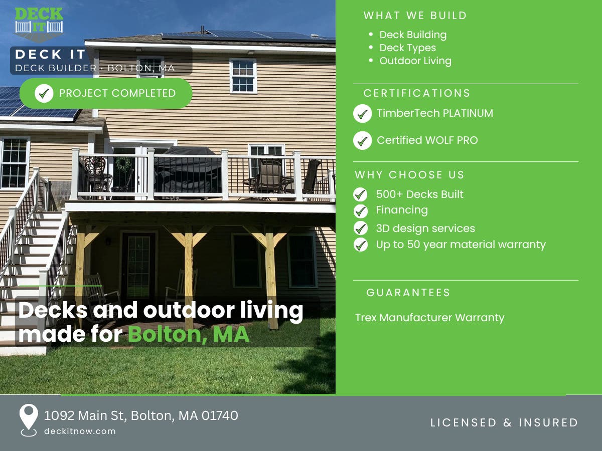 What to Know About the Space Under a Raised Deck in Bolton