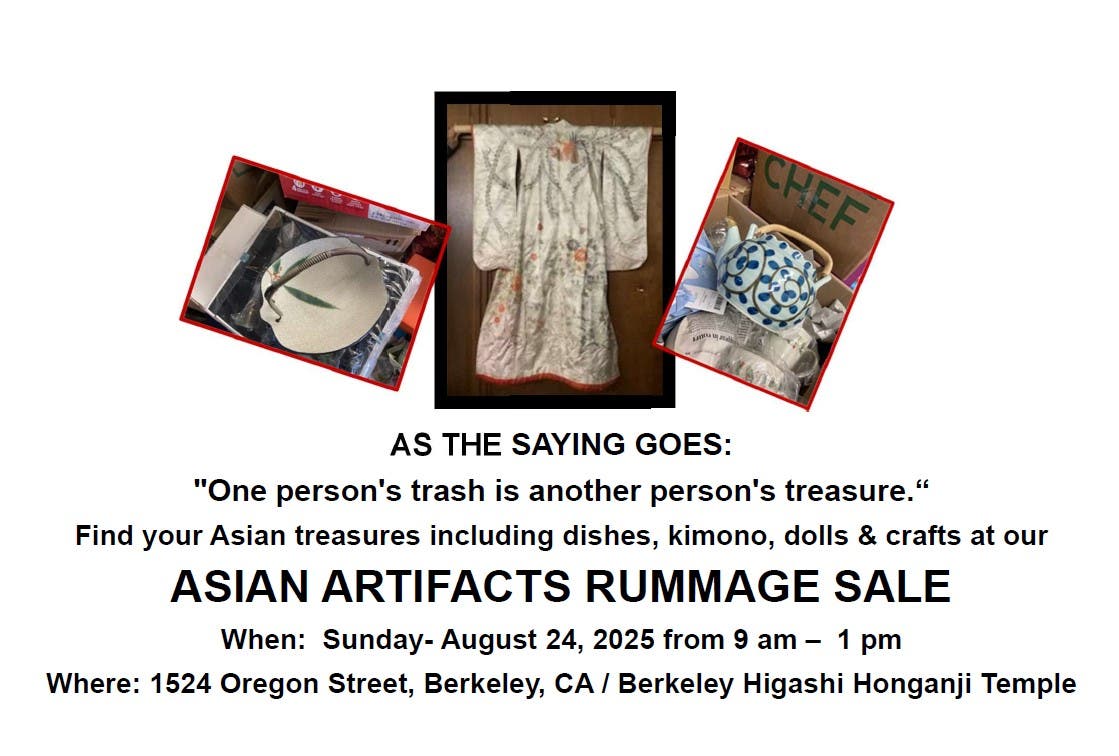 Asian Artifacts Rummage Sale