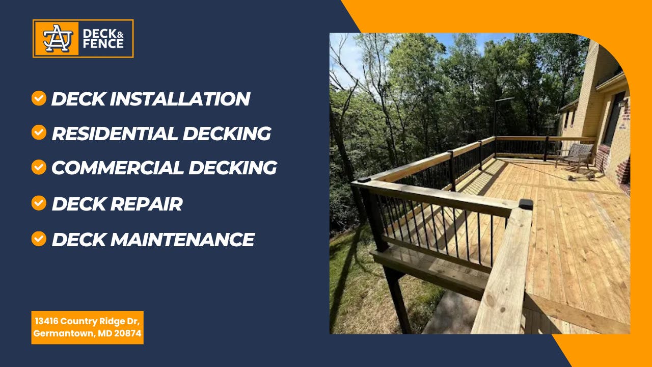 Spring Deck Safety Reminder for Germantown and Montgomery County Homeowners