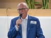 Don Matheson speaks after accepting his Paramount of Excellence award at REMAX Fine Properties