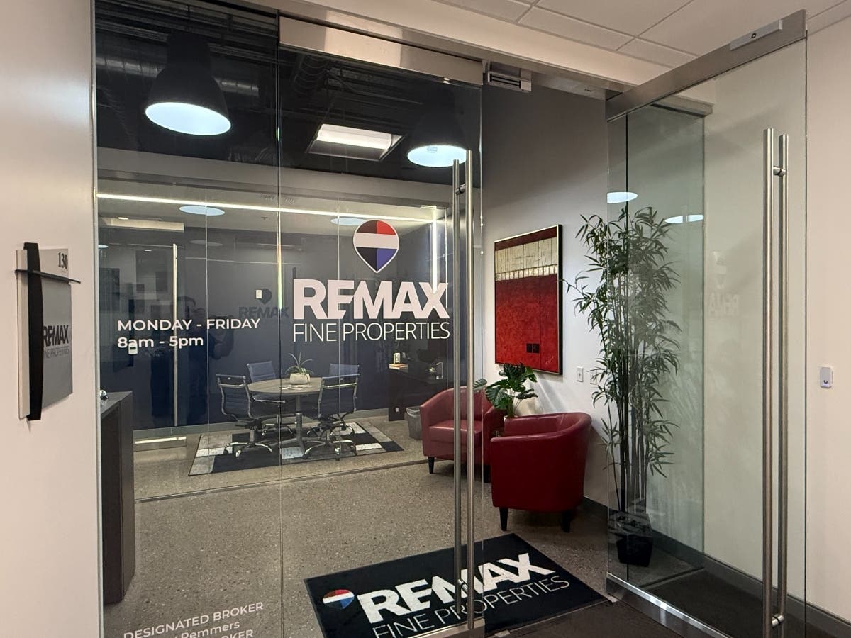 Entrance to the new REMAX Fine Properties office in Gilbert, AZ