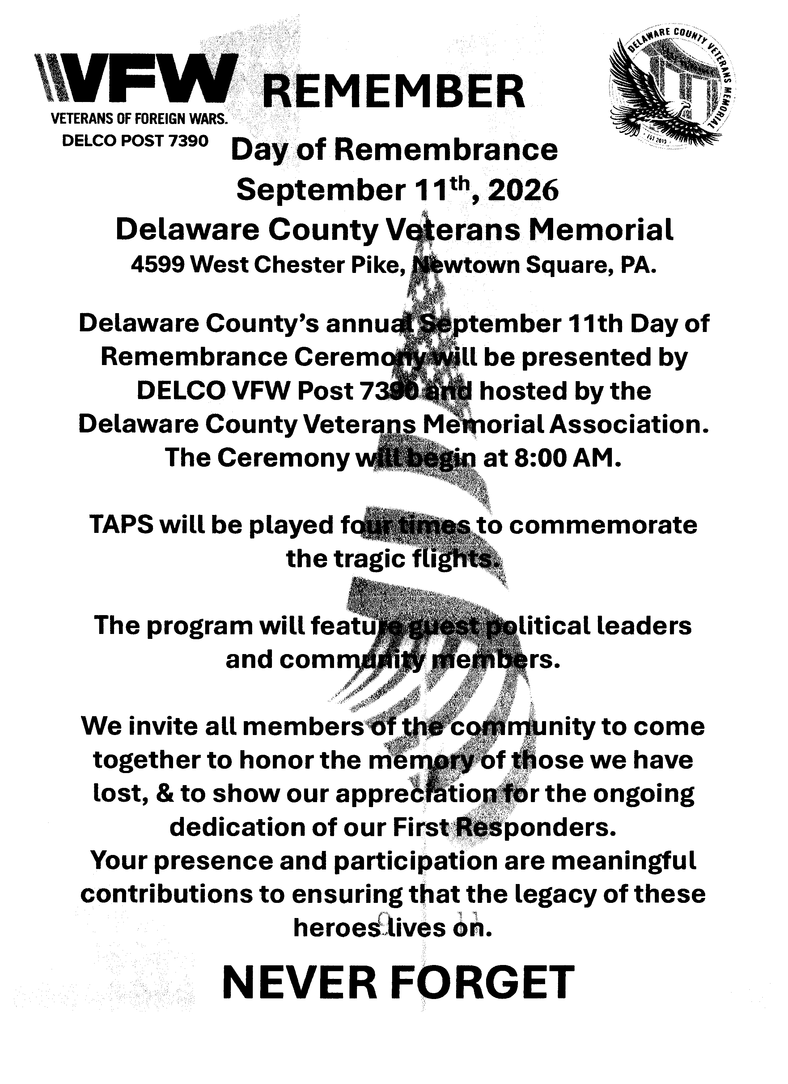 25th Anniversary of 911