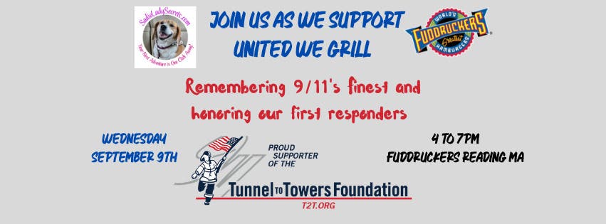 SadieLadySecrets.com to Honor 25th Anniversary of 9/11 with United We Grill at Fuddruckers