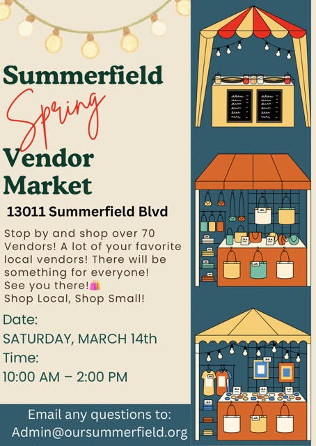 Summerfield Spring Vendor Event