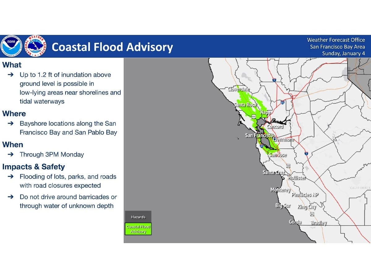 Flooding batters Bay Area again as King Tides linger, but change is on the way.