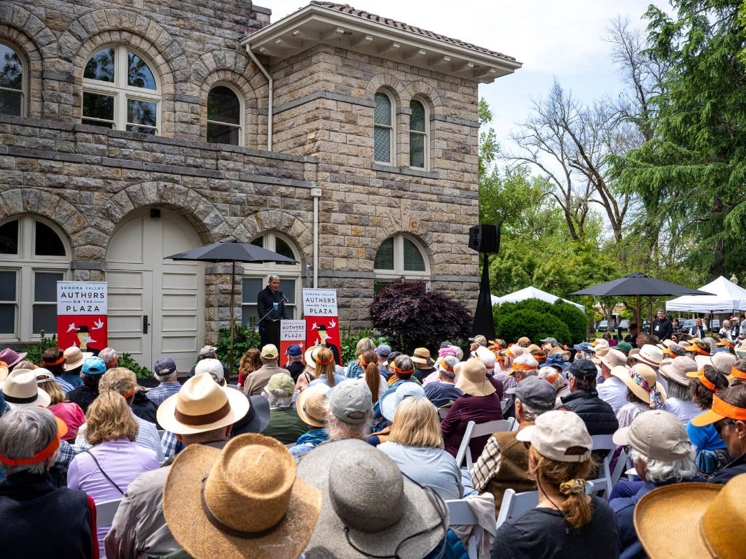 Sonoma Valley Authors Festival is hosting free public plaza talks on Saturday and deepening the event's role as a national hub for sharing ideas, storytelling, and unscripted conversations. 