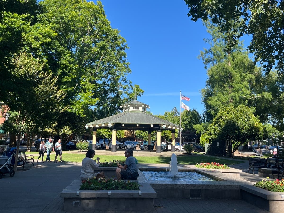 The Healdsburg Plaza will fill on the second day of each new week beginning May 26 for the start of the Tuesday in the Plaza series. 
