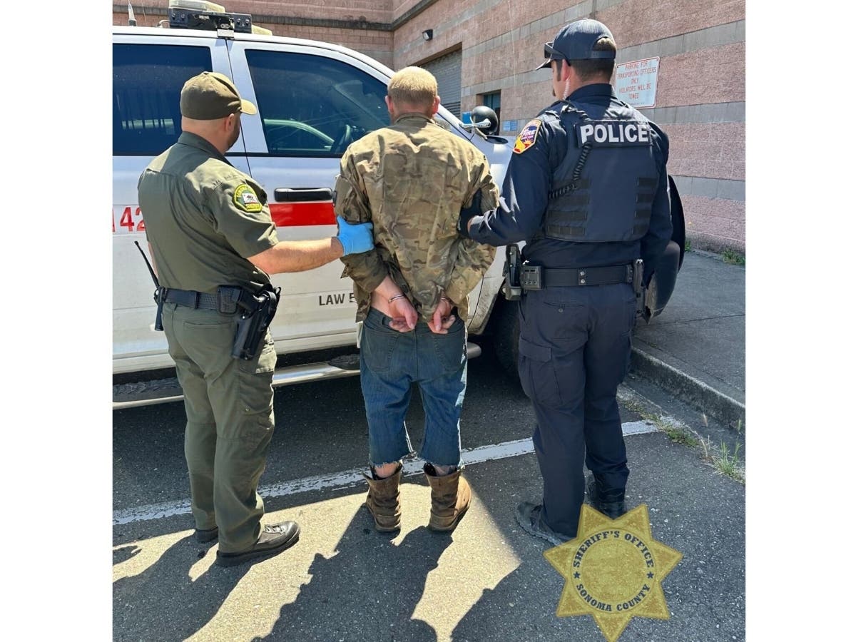 Authorities suspect a man sparked multiple fires before he climbed into a woman’s truck, and refused to leave after authorities warned her to stay on the lookout for him.