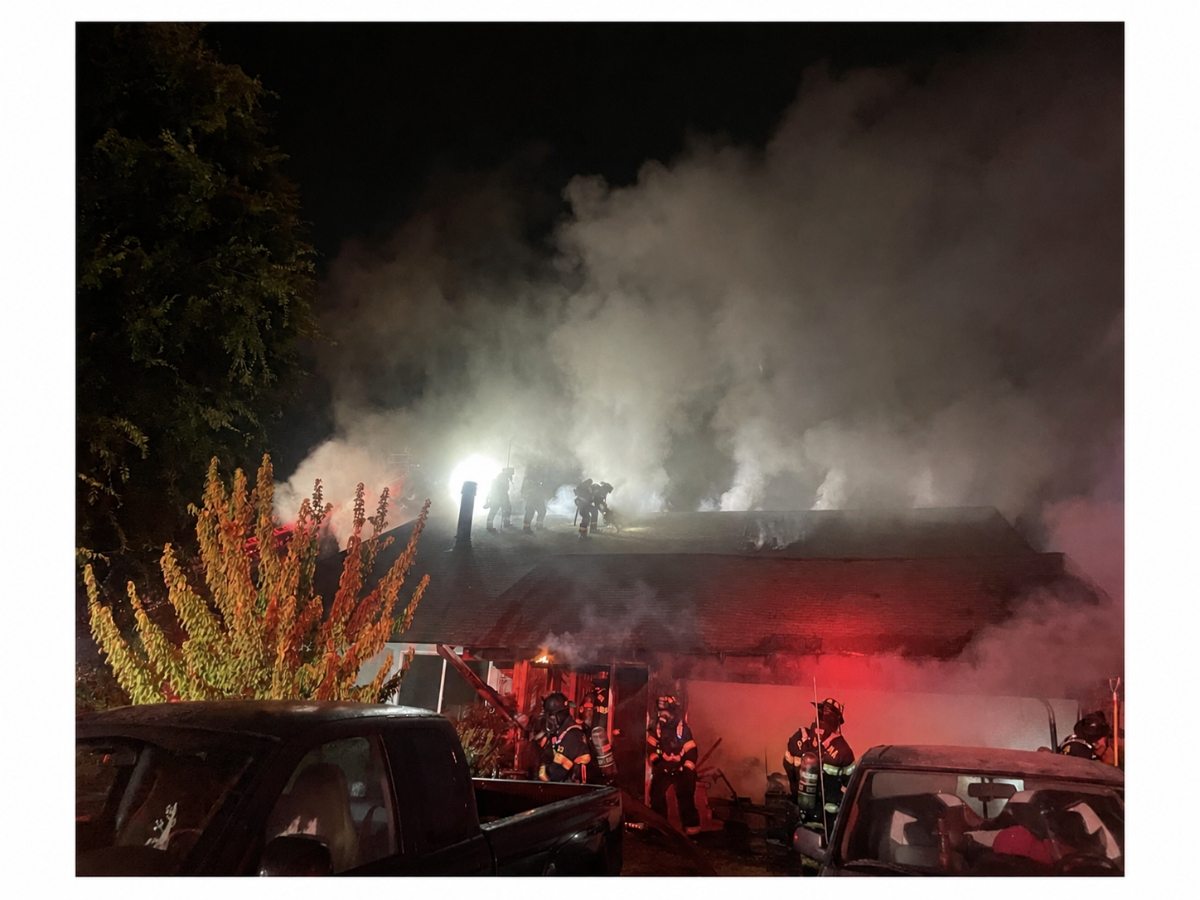 Four people and a dog escaped the early morning house fire in Petaluma, but the family lost its cat and are in temporary shelter while the Petaluma Fire Department seek the origin of the blaze. 