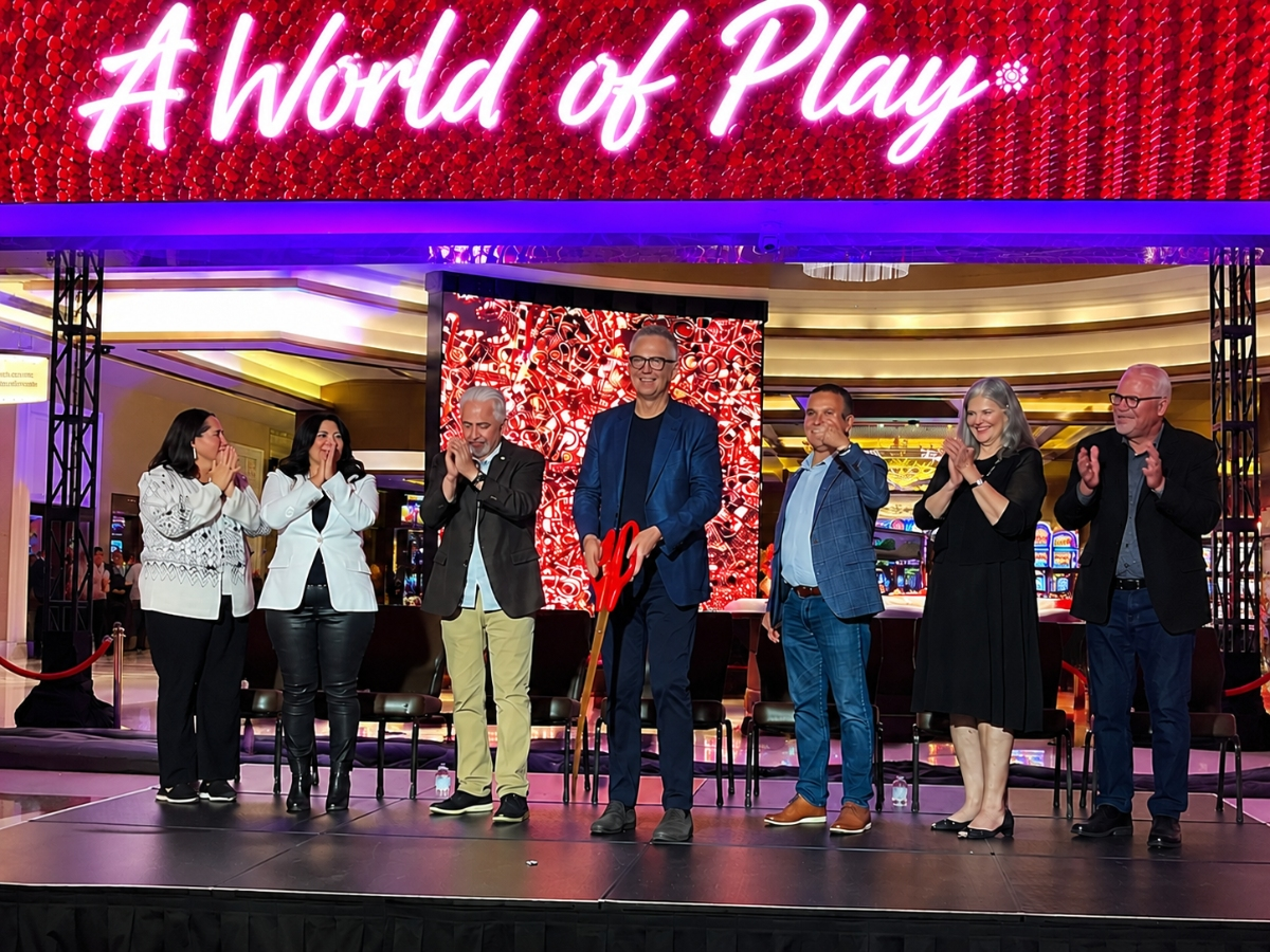 Chairman Greg Sarris and members of the Federated Indians of Graton Rancheria Tribal Council on May 4, 2026 after a ribbon cutting ceremony to mark the expansion of the casino owned and operated by the tribe.